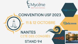 Convention USF de Nantes les 11 et 12 octobre 2023 : Mycène présente ses solutions innovantes sur son stand n