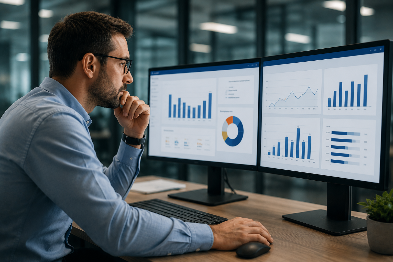 Tableau de bord de Business Intelligence alimenté par SAP